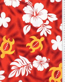 Polynesian fabric HONU Red - Tissushop